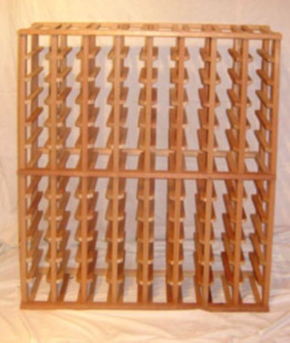 Picture of Mahogany 8 column wine rack MH104S (stackable series)
