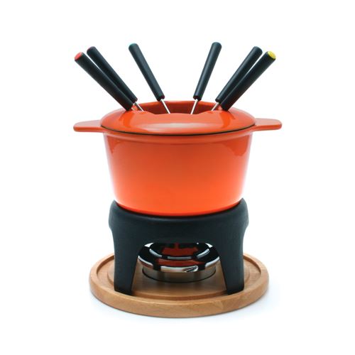 Picture of Sierra 11-PC Cast Iron Fondue Set, 1.6L 