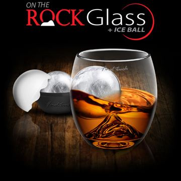 Show details for On The Rock Glass + Ice Ball Picture of On The Rock Glass + Ice Ball