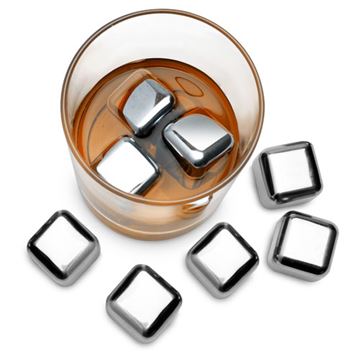Show details for Hard Ice 1" - Stainless Steel Ice Cubes Picture of Hard Ice 1" - Stainless Steel Ice Cubes