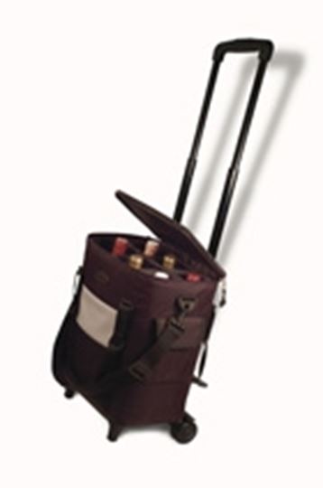 wheeled wine carrier