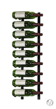 Picture of 18 Bottle, W Series 3′ Wall Mounted Metal Wine Rack
