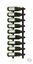 Picture of 18 Bottle, W Series 3′ Wall Mounted Metal Wine Rack