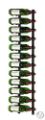 Picture of 24 Bottles, W Series 4′ Wall Mounted Metal Wine Rack