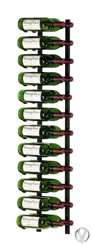 Picture of 24 Bottles, W Series 4′ Wall Mounted Metal Wine Rack