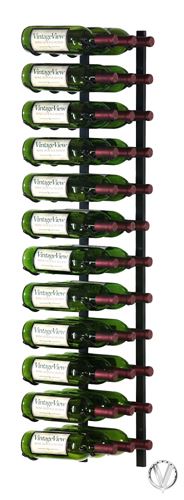 Picture of 36 Bottle, W Series 4′ Wall Mounted Metal Wine Rack