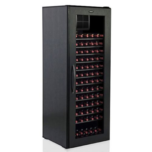 Picture of WineKoolR SOVEREIGN Slimline - 240 Bottles Wine Cabinet - Black (known as Vintage Keeper)