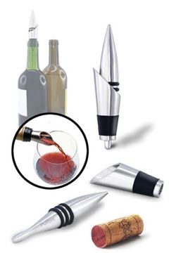 Show details for Pulltex Uranus Wine Stopper & Pourer Picture of Pulltex Uranus Wine Stopper & Pourer