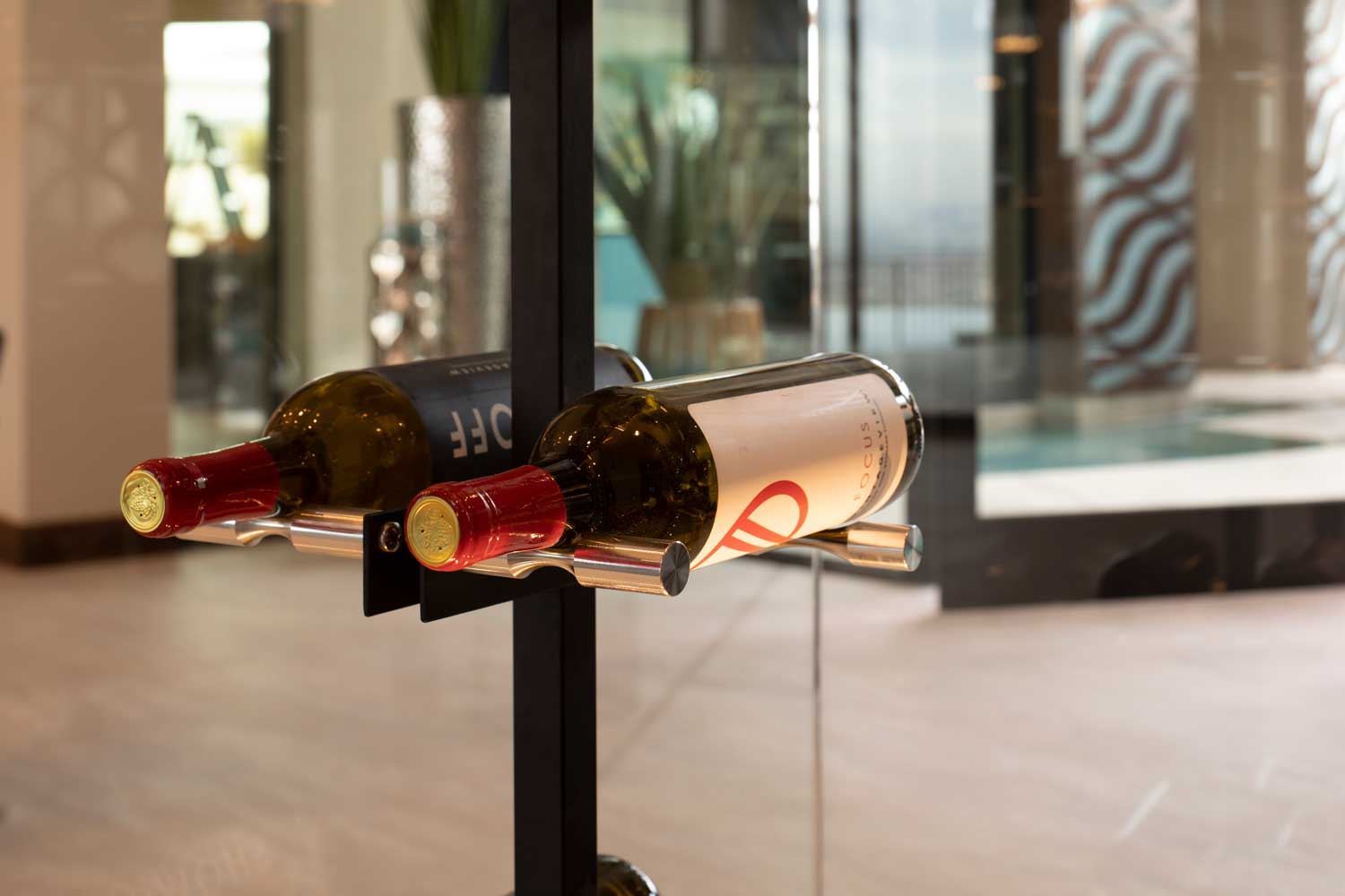 Vino Series Post (floating wine rack system component) Wine Cave