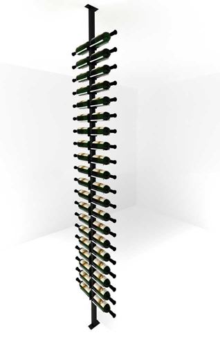 Picture of 40-120 Bottles, Vino Rails Post Kit, Two -Sided Cork Forward Floating Wine Rack