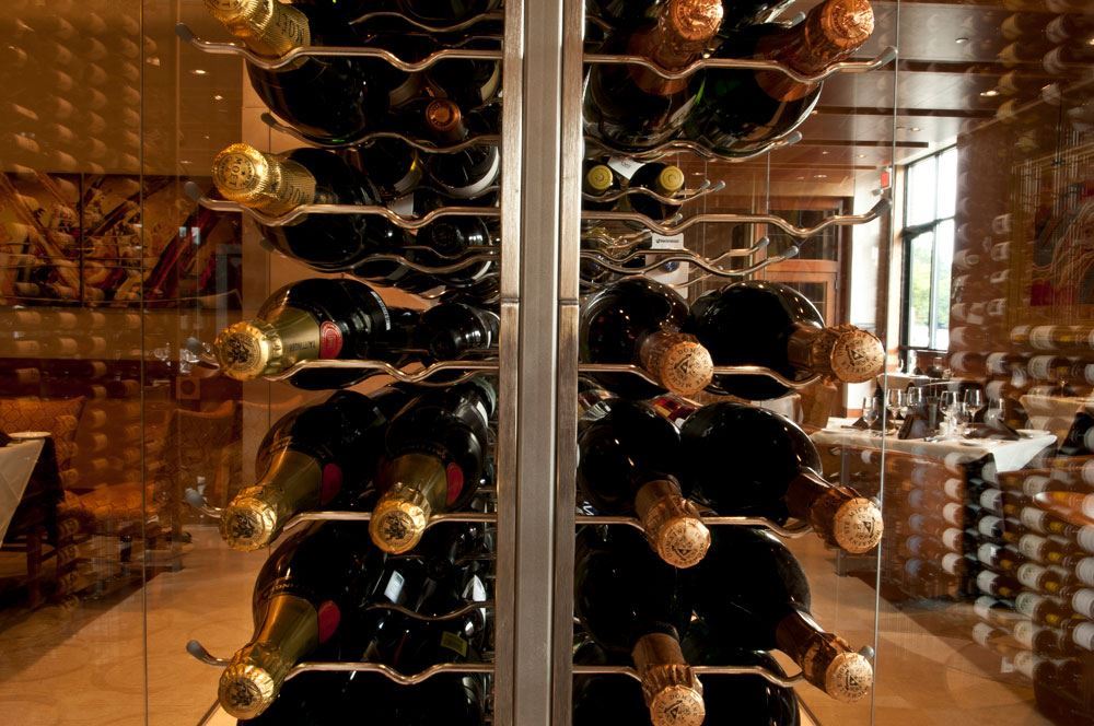 W Series Wine Rack Frame 15s (solid frame, custom) — Up to 252 Bottle