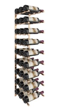 Show details for 27 bottles, Vino Pins Flex Wall Mounted Metal Wine Rack system Picture of 27 bottles, Vino Pins Flex Wall Mounted Metal Wine Rack system