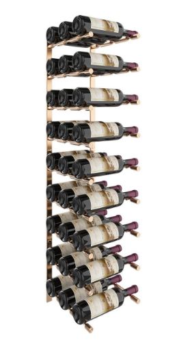 Picture of 27 bottles, Vino Pins Flex Wall Mounted Metal Wine Rack system