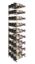 Picture of 27 bottles, Vino Pins Flex Wall Mounted Metal Wine Rack system