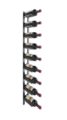 Picture of 9 bottles, Vino Rails Flex 45 (wall mounted metal wine rack system)