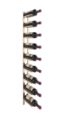 Picture of 9 bottles, Vino Rails Flex 45 (wall mounted metal wine rack system)