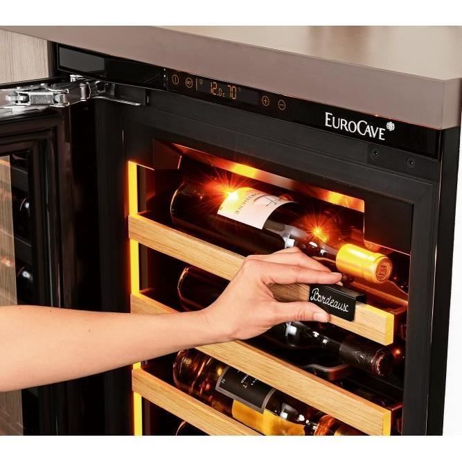 EuroCave Removable Steel Wine Labels Wine Cave