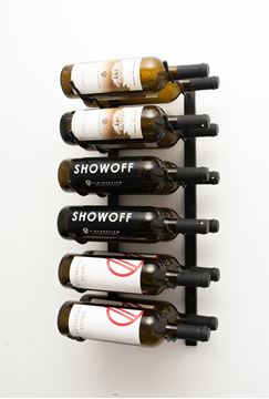 Picture of 12 -Bottle, W Series 2′ Wall Mounted Metal Wine Rack