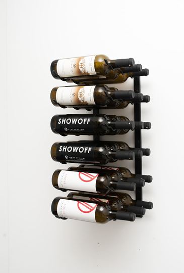 wall mounted glass wine rack