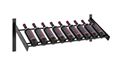 Picture of Evolution Series Wine Wall Presentation Row Wine Rack (9 bottles)