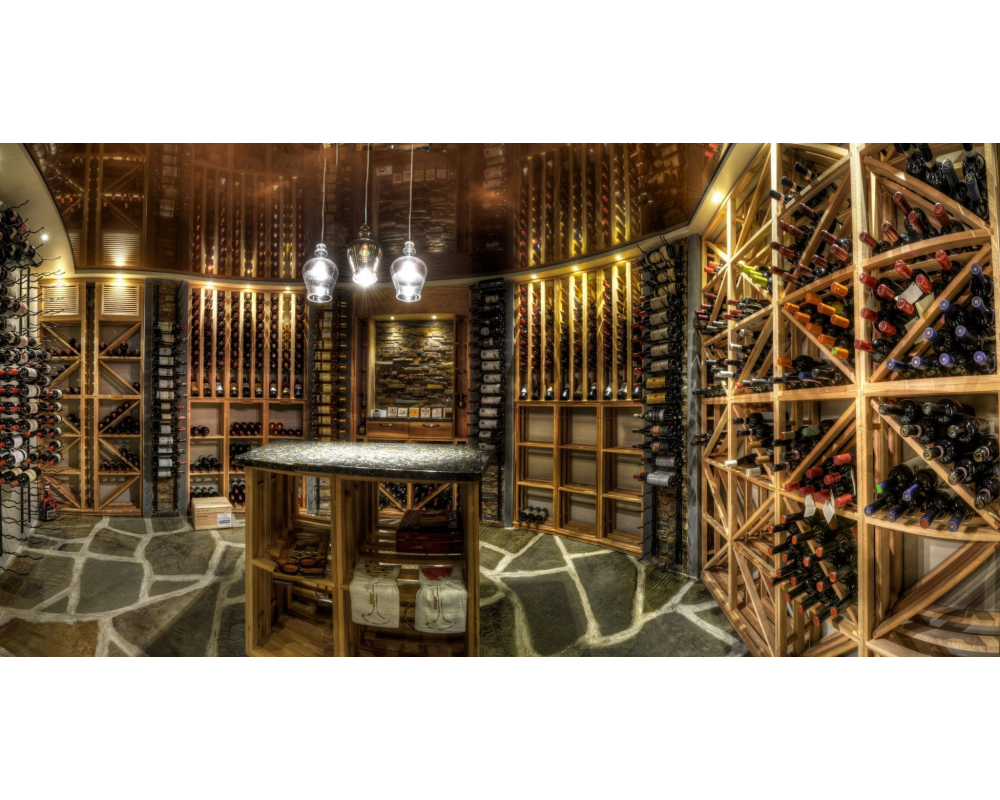 Premium, 406Bottle Wooden Wine Rack Wine Cave