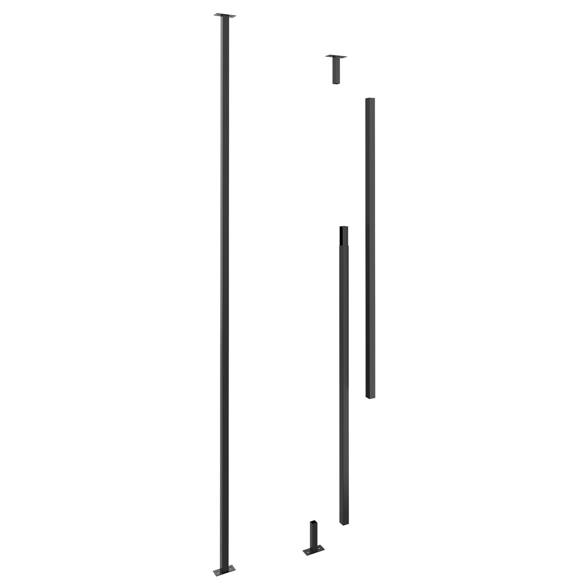 Evolution Wine Wall Post 10′ Floating Wine Rack System Wine Cave