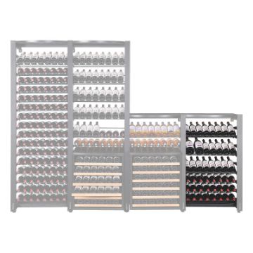Picture of Modulosteel MS1DEMI, Half-Height Wine Racks Frame