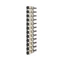 Picture of 12 Bottles, W Series 4′ Wall Mounted Metal Wine Rack