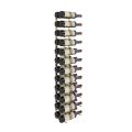 Picture of 24 Bottles, W Series 4′ Wall Mounted Metal Wine Rack