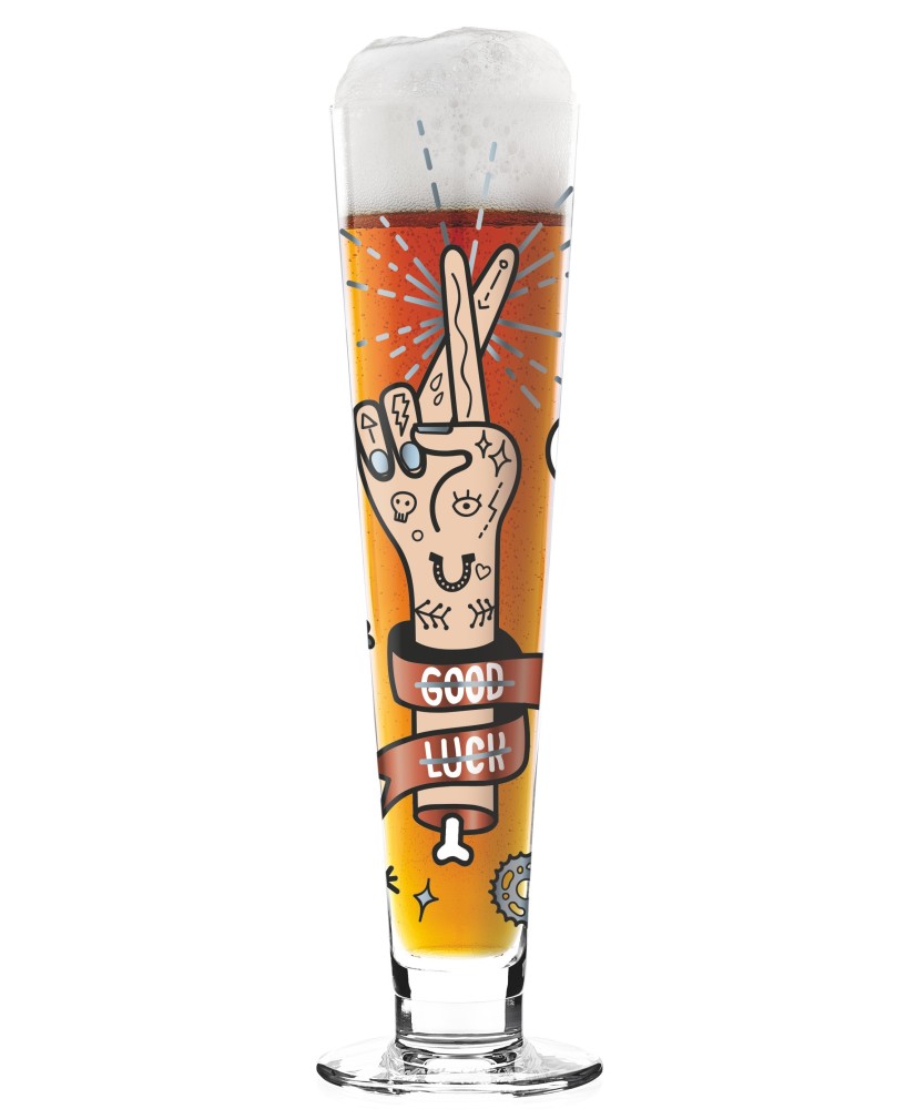 Beer Glass Black Label Ritzenhoff 1010237 Wine Cave