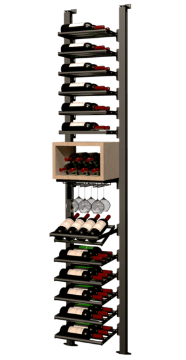 Show details for WEBKIT 12 - 38  Bottles, Modular metal wine rack- Frontenac Picture of WEBKIT 12 - 38  Bottles, Modular metal wine rack- Frontenac