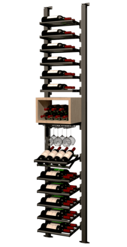 Picture of WEBKIT 12 - 38  Bottles, Modular metal wine rack- Frontenac
