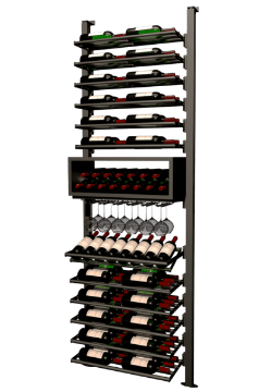 Show details for WEBKIT 12 - 77  Bottles, Modular metal wine rack- Frontenac Picture of WEBKIT 12 - 77  Bottles, Modular metal wine rack- Frontenac