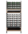 Picture of WEBKIT 14 - 160 Bottles, Modular metal wine rack- Frontenac