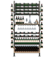 Picture of WEBKIT 15 - 159 Bottles, Modular metal wine rack- Frontenac