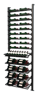 Show details for WEBKIT 1- 66 Bottles, Modular metal wine rack- Frontenac Picture of WEBKIT 1- 66 Bottles, Modular metal wine rack- Frontenac