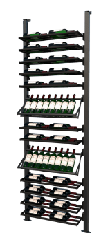 Show details for WEBKIT 4 - 60 Bottles, Modular metal wine rack- Frontenac Picture of WEBKIT 4 - 60 Bottles, Modular metal wine rack- Frontenac