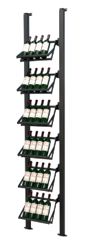 Show details for WEBKIT 5 - 24 Bottles, Modular metal wine rack- Frontenac Picture of WEBKIT 5 - 24 Bottles, Modular metal wine rack- Frontenac