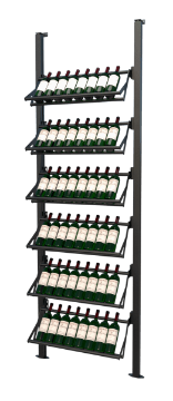 Show details for WEBKIT 5 - 48 Bottles, Modular metal wine rack- Frontenac Picture of WEBKIT 5 - 48 Bottles, Modular metal wine rack- Frontenac