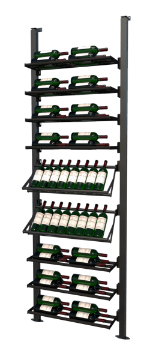 Show details for WEBKIT 6 - 58 Bottles, Modular metal wine rack- Frontenac Picture of WEBKIT 6 - 58 Bottles, Modular metal wine rack- Frontenac