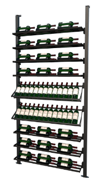 Show details for WEBKIT 6 - 89 Bottles, Modular metal wine rack- Frontenac Picture of WEBKIT 6 - 89 Bottles, Modular metal wine rack- Frontenac