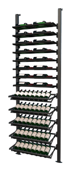 Show details for WEBKIT 8 - 72 Bottles, Modular metal wine rack- Frontenac Picture of WEBKIT 8 - 72 Bottles, Modular metal wine rack- Frontenac
