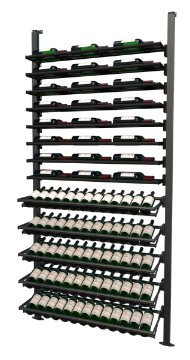 Show details for WEBKIT 8 -113 Bottles, Modular metal wine rack- Frontenac Picture of WEBKIT 8 -113 Bottles, Modular metal wine rack- Frontenac