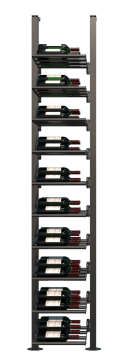Show details for WEBKIT 9 -  50 Bottles, Modular metal wine rack- Frontenac Picture of WEBKIT 9 -  50 Bottles, Modular metal wine rack- Frontenac