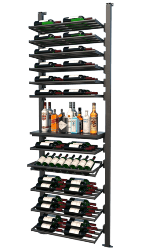 Picture of WEBKIT 10- 104 Bottles, Modular metal wine rack