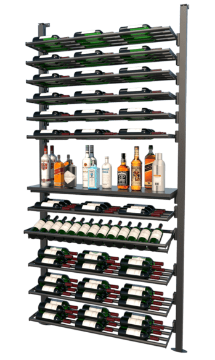 Show details for WEBKIT 10 -157 Bottles, Modular metal wine rack- Frontenac Picture of WEBKIT 10 -157 Bottles, Modular metal wine rack- Frontenac