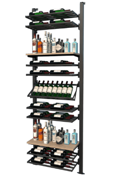 Show details for WEBKIT 11 - 104 Bottles, Modular metal wine rack- Frontenac Picture of WEBKIT 11 - 104 Bottles, Modular metal wine rack- Frontenac