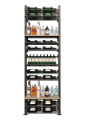 Picture of WEBKIT 11 - 104 Bottles, Modular metal wine rack- Frontenac