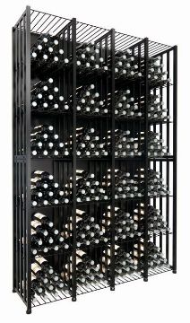 Picture of Case & Crate Bin 6 Kit-Tall -96 TO 388 freestanding wine bottle storage with secure backs