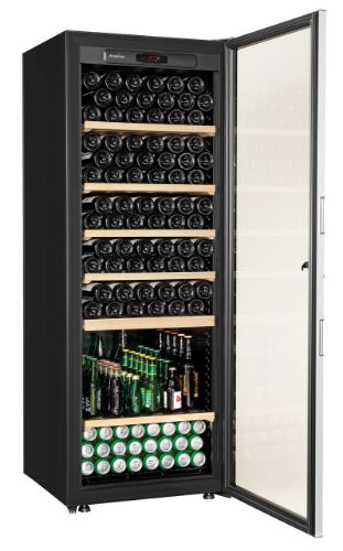 Picture of ArteVino Oxygen III - Wine Cabinet Black